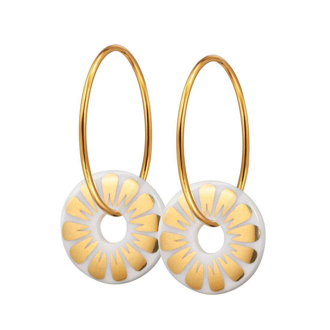 BLOOM hoop earrings