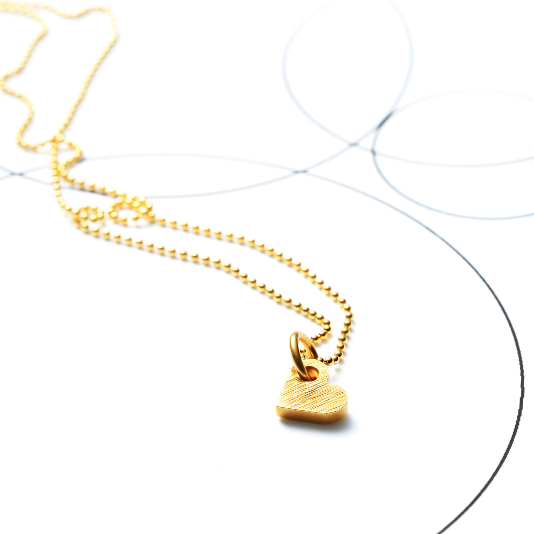 SIGN heart necklace · GOLD