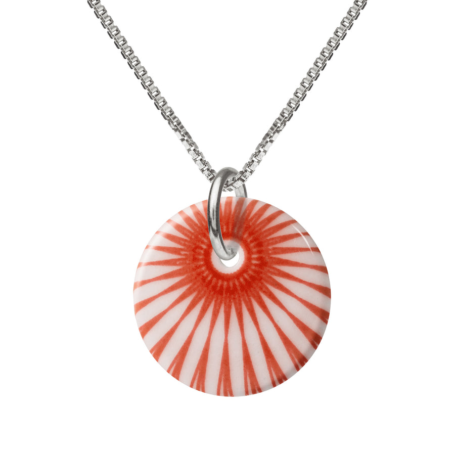 SPLASH necklace · CORAL RED